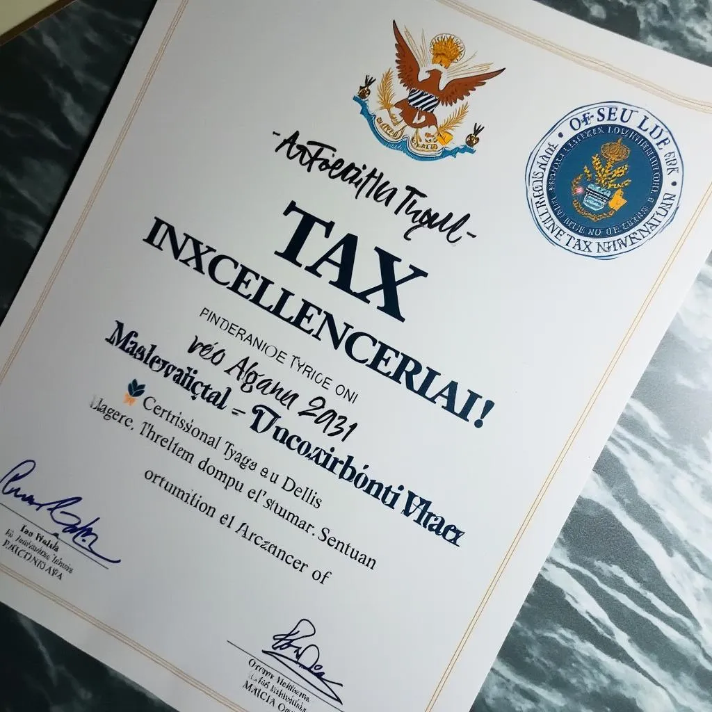 Reconocimiento por Excelencia en Asesoría Fiscal
